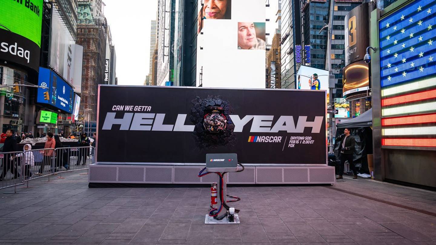 NASCAR's Times Square Billboard Sets Guinness World Record