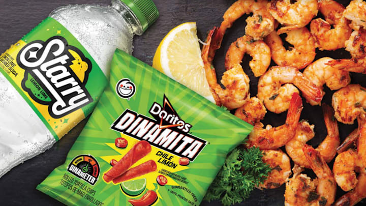 Doritos Dinamita and Starry Sweet and Spicy Shrimp