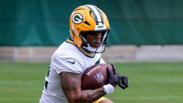 Green Bay Packers running back MarShawn Lloyd Green Bay Packers running back MarShawn Lloyd