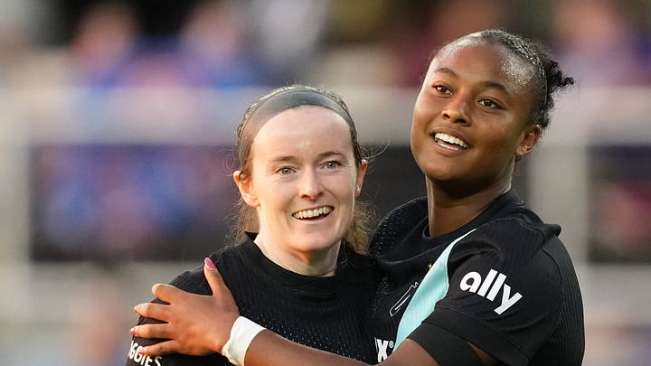 Rose Lavelle and Jaedyn Shaw of Gotham FC Rose Lavelle and Jaedyn Shaw of Gotham FC