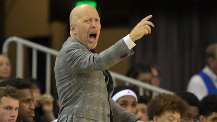 Dec 23, 2025; Los Angeles, California, USA; UCLA Bruins head coach Mick Cronin reacts on the sidelines in the second half against the UC Riverside Highlanders at Pauley Pavilion presented by Wescom Financial. Mandatory Credit: Jayne Kamin-Oncea-Imagn Images Dec 23, 2025; Los Angeles, California, USA; UCLA Bruins head coach Mick Cronin reacts on the sidelines in the second half against the UC Riverside Highlanders at Pauley Pavilion presented by Wescom Financial. Mandatory Credit: Jayne Kamin-Oncea-Imagn Images