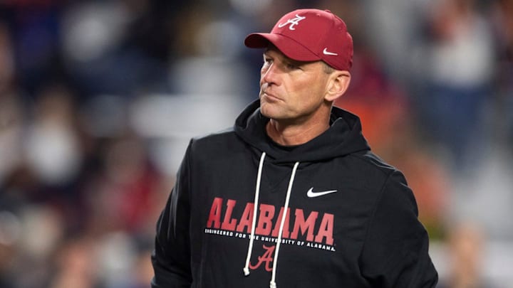 Alabama Crimson Tide head coach Kalen DeBoer Alabama Crimson Tide head coach Kalen DeBoer