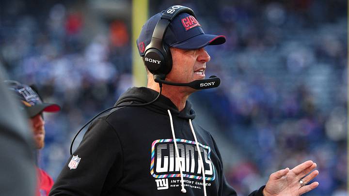 New York Giants head coach John Harbaugh