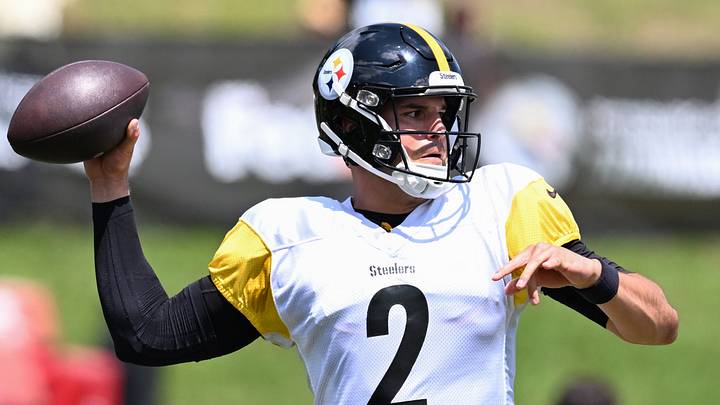 Pittsburgh Steelers quarterback Mason Rudolph