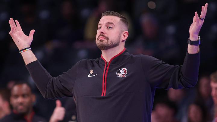 Florida State Seminoles head coach Luke Loucks Florida State Seminoles head coach Luke Loucks
