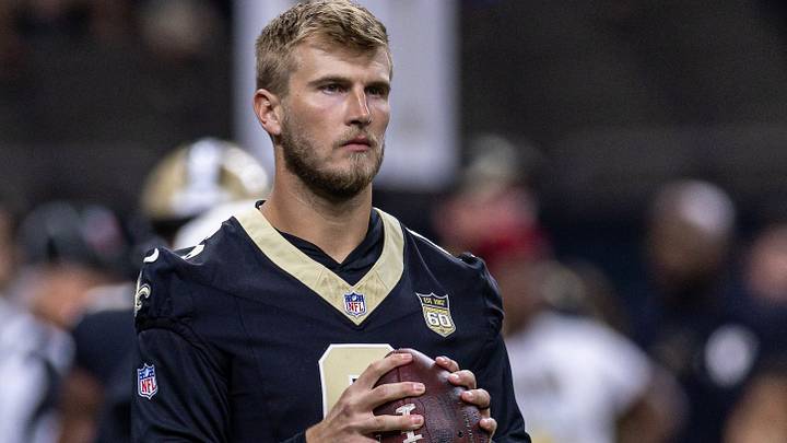 New Orleans Saints QB Tyler Shough (6) New Orleans Saints QB Tyler Shough (6)