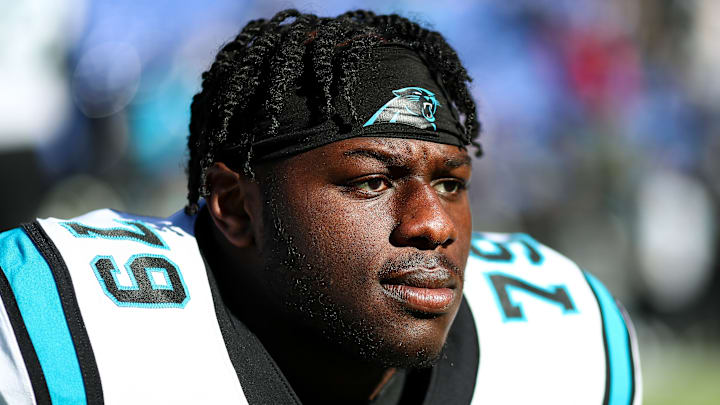 Carolina Panthers offensive tackle Ikem Ekwonu