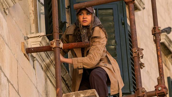 Outer Banks. Madison Bailey as Kiara in episode 502 of Outer Banks