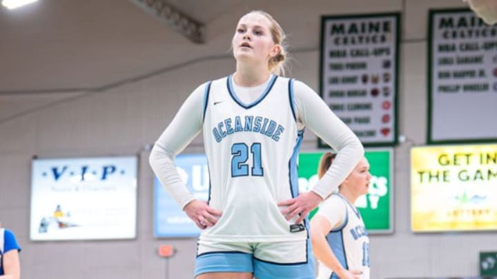 Oceanside freshman Olivia Breen had 22 points and 5 rebounds as the No. 2 Mariners topped No. 7 Lake Region 72-37 in the Class B South Quarterfinals on Thursday, February 13, 2026. 