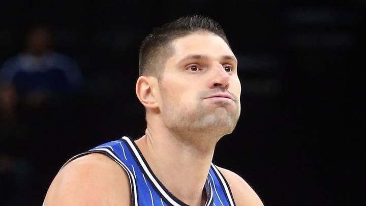Orlando Magic center Nikola Vucevic shoots for three during the second quarter against the Memphis Grizzlies. Orlando Magic center Nikola Vucevic shoots for three during the second quarter against the Memphis Grizzlies.