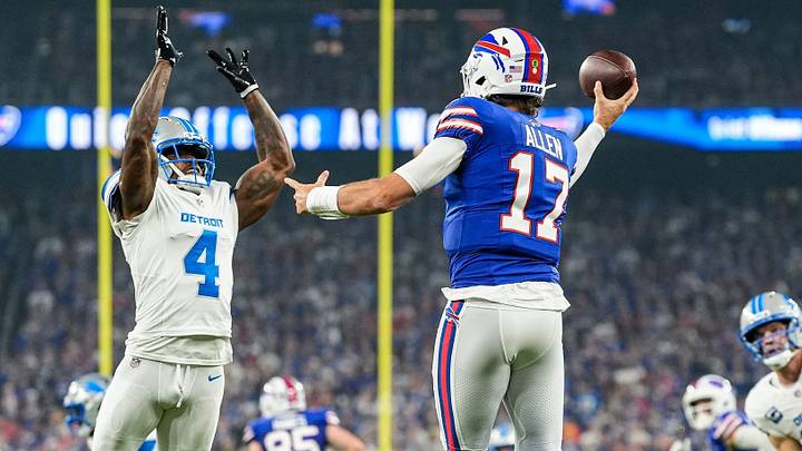 Detroit Lions cornerback D.J. Reed tries to block the pass of Buffalo Bills quarterback Josh Allen Detroit Lions cornerback D.J. Reed tries to block the pass of Buffalo Bills quarterback Josh Allen