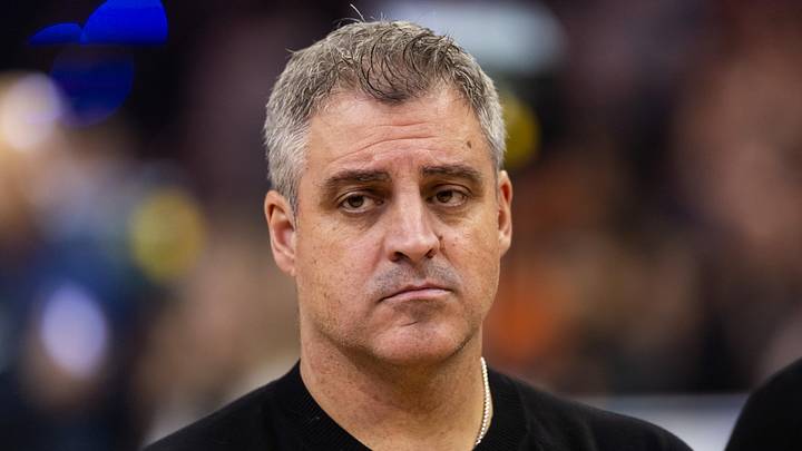 Jan 29, 2025; Phoenix, Arizona, USA; Minnesota Timberwolves assistant coach Micah Nori against the Phoenix Suns at Footprint Center. Mandatory Credit: Mark J. Rebilas-Imagn Images Jan 29, 2025; Phoenix, Arizona, USA; Minnesota Timberwolves assistant coach Micah Nori against the Phoenix Suns at Footprint Center. Mandatory Credit: Mark J. Rebilas-Imagn Images