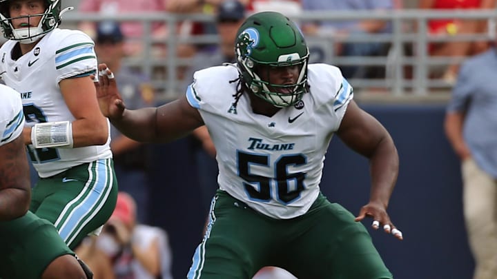 Tulane Green Wave offensive linemen Shadre Hurst could make for a strong addition to the Gators