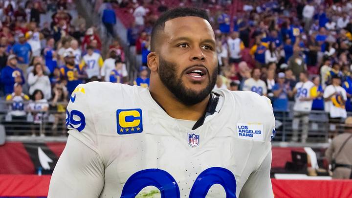 Los Angeles Rams defensive lineman Aaron Donald Los Angeles Rams defensive lineman Aaron Donald