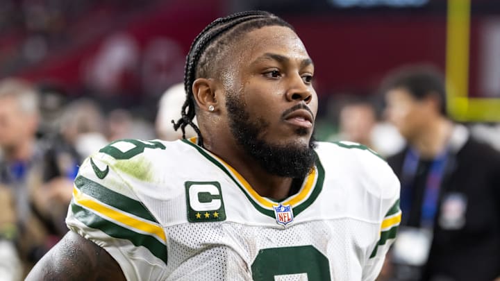 Green Bay Packers running back Josh Jacobs Green Bay Packers running back Josh Jacobs