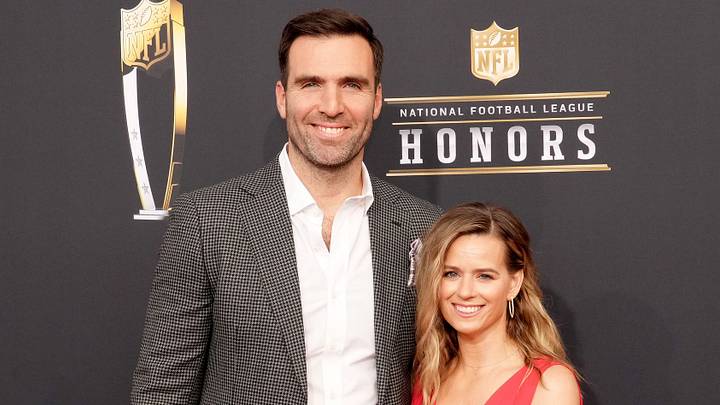 Joe Flacco and Dana Grady