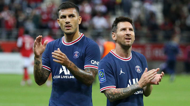 Leo Messi et Leandro Paredes