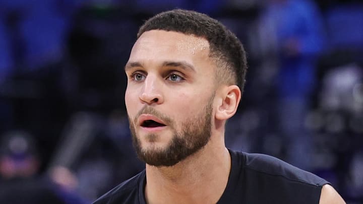 Milwaukee Bucks forward Pete Nance (35) warms up before the game against the Orlando Magic at Kia Center on February 11, 2026.