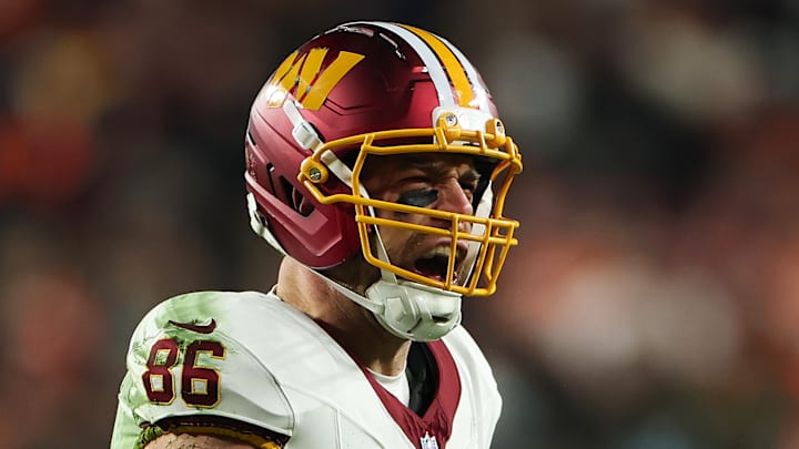 Washington Commanders tight end Zach Ertz Washington Commanders tight end Zach Ertz