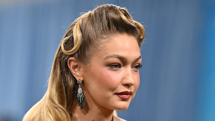 Gigi Hadid at the 2025 Met Gala at the Metropolitan Museum of Art in New York City.
