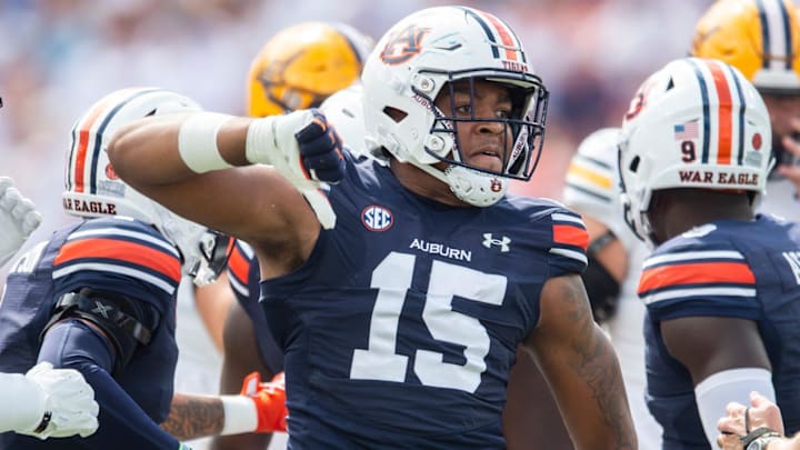 Auburn Tigers defensive lineman Keldric Faulk has high draft prospects Auburn Tigers defensive lineman Keldric Faulk has high draft prospects
