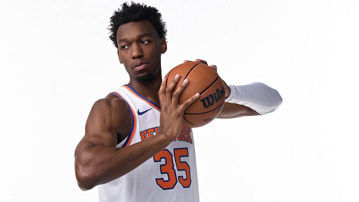 TARRYTOWN, NY - SEPTEMBER 28: James Wiseman #35 of the New York Knicks poses for a portrait during NBA Media Day at The New York Knicks Training Center on September 28, 2026 in Tarrytown, New York. Copyright 2026 NBAE (Photo by Steve Freeman/NBAE via Getty Images) TARRYTOWN, NY - SEPTEMBER 28: James Wiseman #35 of the New York Knicks poses for a portrait during NBA Media Day at The New York Knicks Training Center on September 28, 2026 in Tarrytown, New York. Copyright 2026 NBAE (Photo by Steve Freeman/NBAE via Getty Images)