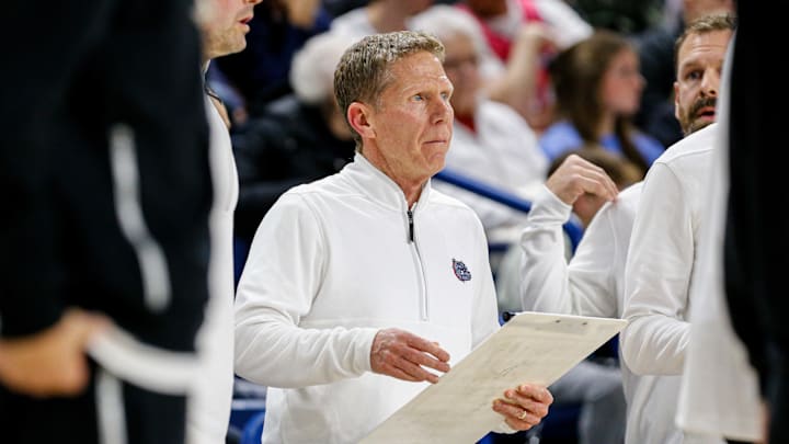 Gonzaga Bulldogs head coach Mark Few. Gonzaga Bulldogs head coach Mark Few.