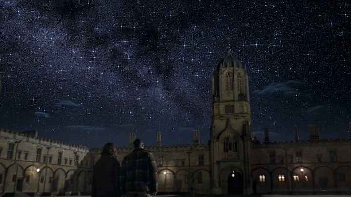 3 Body Problem. (L to R) Eiza González as Auggie Salazar, Jovan Adepo as Saul Durand in episode 101 of 3 Body Problem. Cr. Courtesy of Netflix © 2023