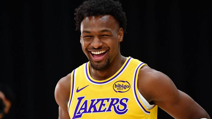 Los Angeles Lakers guard Bronny James