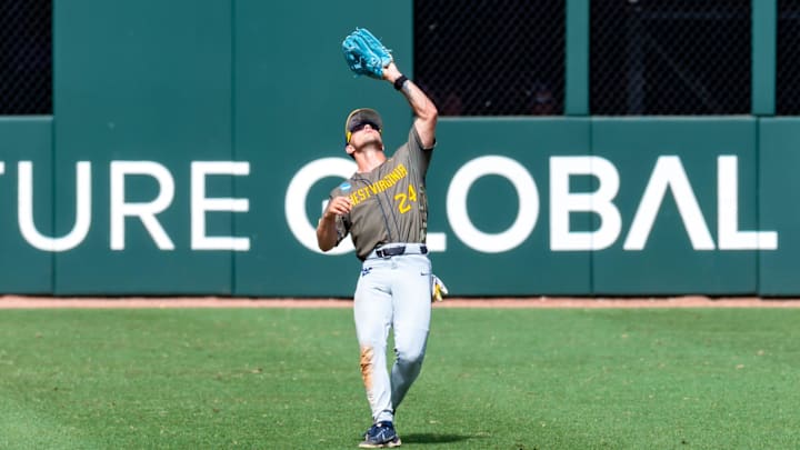 Chase Swain 24, The LSU Tigers take on the West Virginia Mountaineers in game 1 of the 2025 NCAA Div 1 Super Regional Baseball Championship at Alex Box Stadium in Baton Rouge, LA. Saturday, June 7, 2025. Saturday, June 7, 2025. Chase Swain 24, The LSU Tigers take on the West Virginia Mountaineers in game 1 of the 2025 NCAA Div 1 Super Regional Baseball Championship at Alex Box Stadium in Baton Rouge, LA. Saturday, June 7, 2025. Saturday, June 7, 2025.