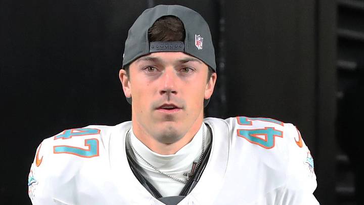 Miami Dolphins place kicker Riley Patterson Miami Dolphins place kicker Riley Patterson
