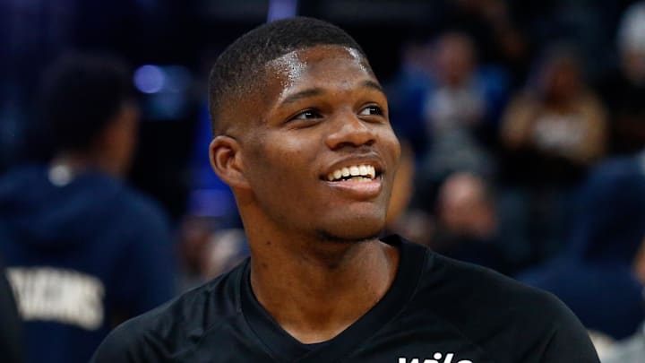 Oct 22, 2025; Memphis, Tennessee, USA; Memphis Grizzlies forward Cedric Coward (23) looks on warmups prior to the game against the New Orleans Pelicans at FedExForum. Mandatory Credit: Petre Thomas-Imagn Images Oct 22, 2025; Memphis, Tennessee, USA; Memphis Grizzlies forward Cedric Coward (23) looks on warmups prior to the game against the New Orleans Pelicans at FedExForum. Mandatory Credit: Petre Thomas-Imagn Images