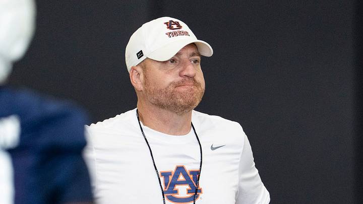 Auburn Tigers head coach Alex Golesh during the first day of football practice at the Woltosz Football Performance Center in Auburn, Ala. on Wednesday, Aug. 5, 2026. Auburn Tigers head coach Alex Golesh during the first day of football practice at the Woltosz Football Performance Center in Auburn, Ala. on Wednesday, Aug. 5, 2026.