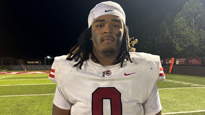 Kadin Fife following a high school game against Christian Heritage