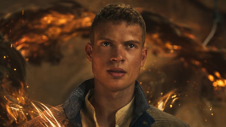Josha Stradowski (Rand al’Thor) in The Wheel of Time season 3 finale. Image: Prime Video.