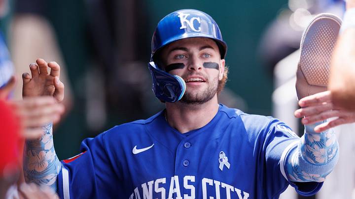Kansas City Royals catcher Carter Jensen