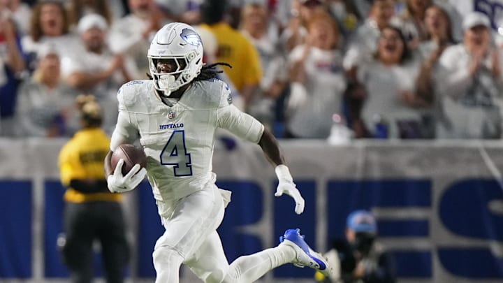 Buffalo Bills running back James Cook