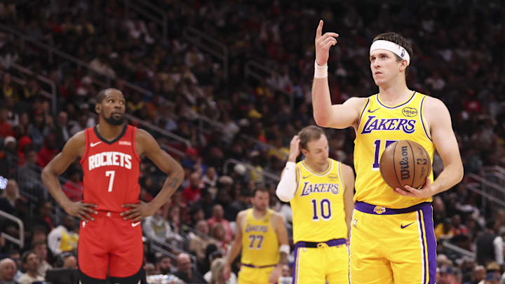 Austin Reaves and Kevin Durant