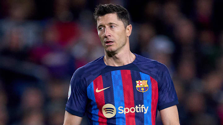 Robert Lewandowski, attaquant du FC Barcelone
