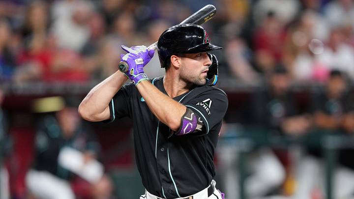 May 19, 2026; Phoenix, Arizona, USA; Arizona Diamondbacks center fielder Ryan Waldschmidt (15) bats against the San Francisco Giants during the sixth inning at Chase Field. Mandatory Credit: Joe Camporeale-Imagn Images