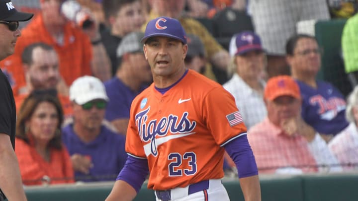 Clemson Head Coach Erik Bakich led his team to a 45 - 18 record in 2025. Clemson Head Coach Erik Bakich led his team to a 45 - 18 record in 2025.