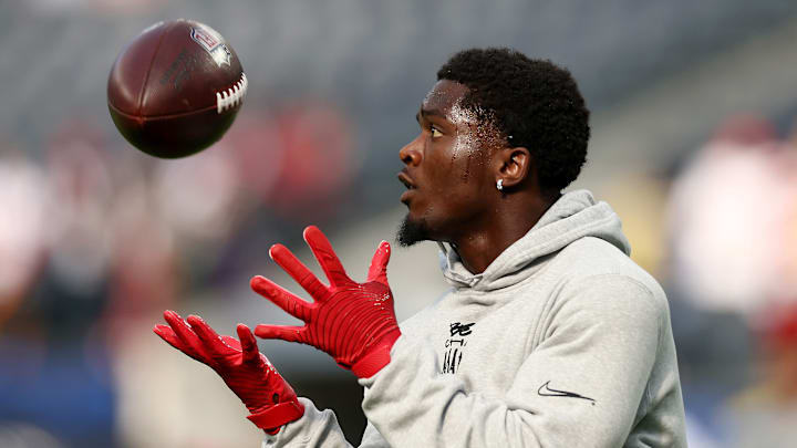 Tampa Bay Buccaneers wide receiver Rakim Jarrett Tampa Bay Buccaneers wide receiver Rakim Jarrett