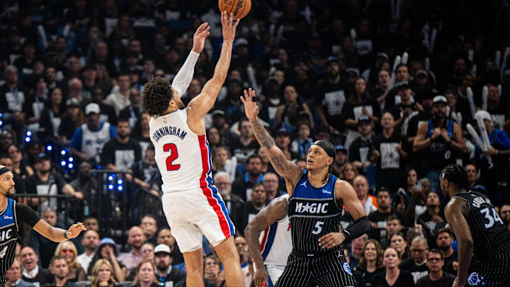 Cade Cunningham has not had the greatest series. But he has stepped up in the big moments and left Paolo Banchero in the dust in several key moments as the series heads to a Game 7.