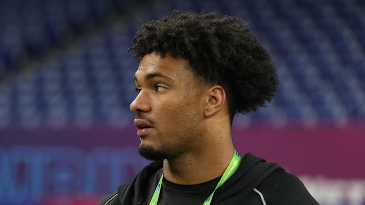 Oregon Ducks Kenyon Sadiq tight end NFL Draft scouting combine top draft prospects Dan Lanning pro day 40 yard dash 