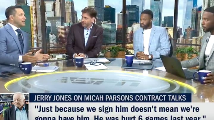 Adam Schefter appeared on 'Get Up' to talk about the Cowboys on Tuesday. Adam Schefter appeared on 'Get Up' to talk about the Cowboys on Tuesday.