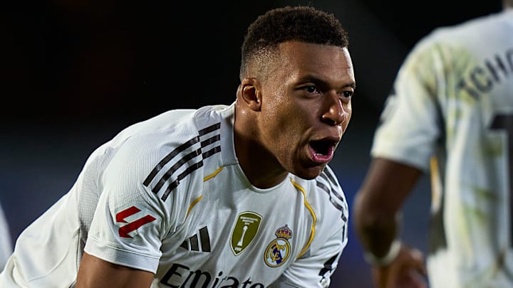 Kylian Mbappé bagged five goals against Barcelona last season.