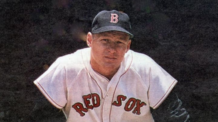Jackie Jensen as a member of the Red Sox