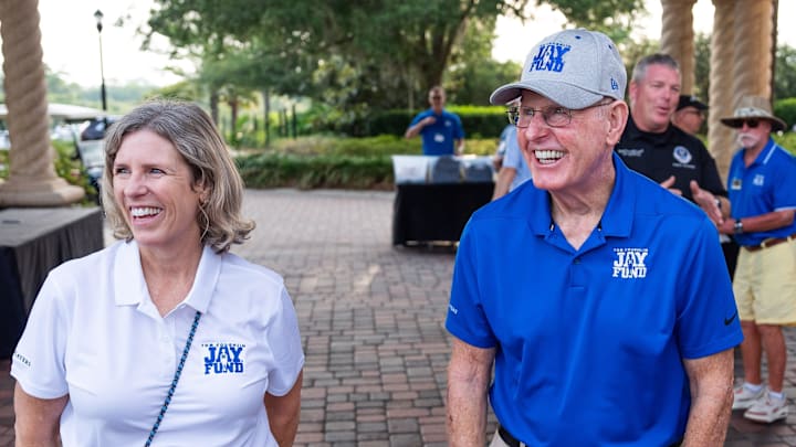 Tom Coughlin Jay Fund Foundation CEO Keli Coughlin Joyce and her father, former Giants head coach Tom Coughlin.