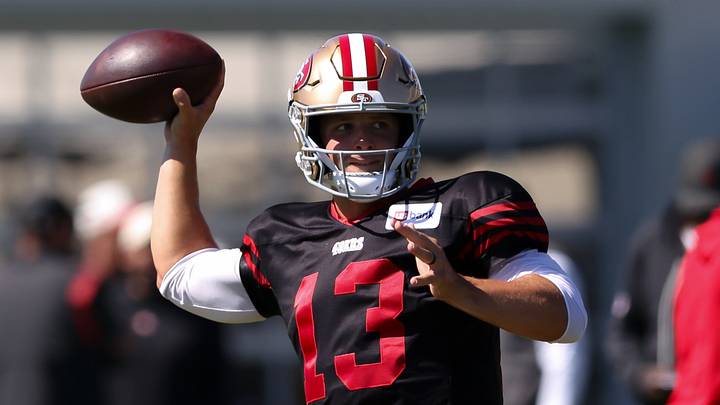 San Francisco 49ers quarterback Brock Purdy (13) San Francisco 49ers quarterback Brock Purdy (13)