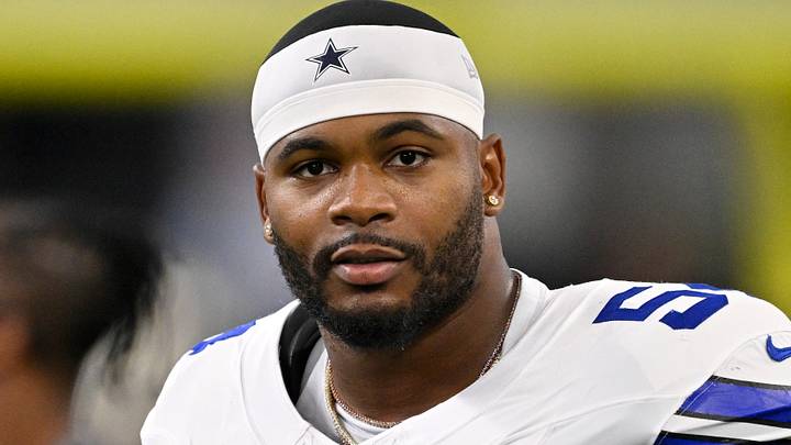 Dallas Cowboys linebacker Sam Williams looks on during warm ups before the game against the New Orleans Saints.